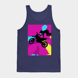 Flying High Motocrosser - Motocross Rider Tank Top